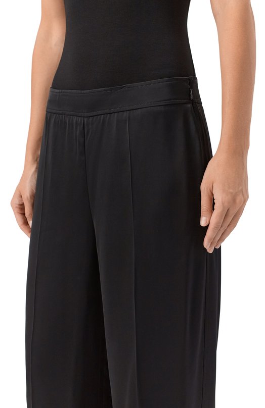 Брюки из вискозы Jil Sander J04KA0005/J65022 Чёрный  J04KA0005/J65022 Фото 5