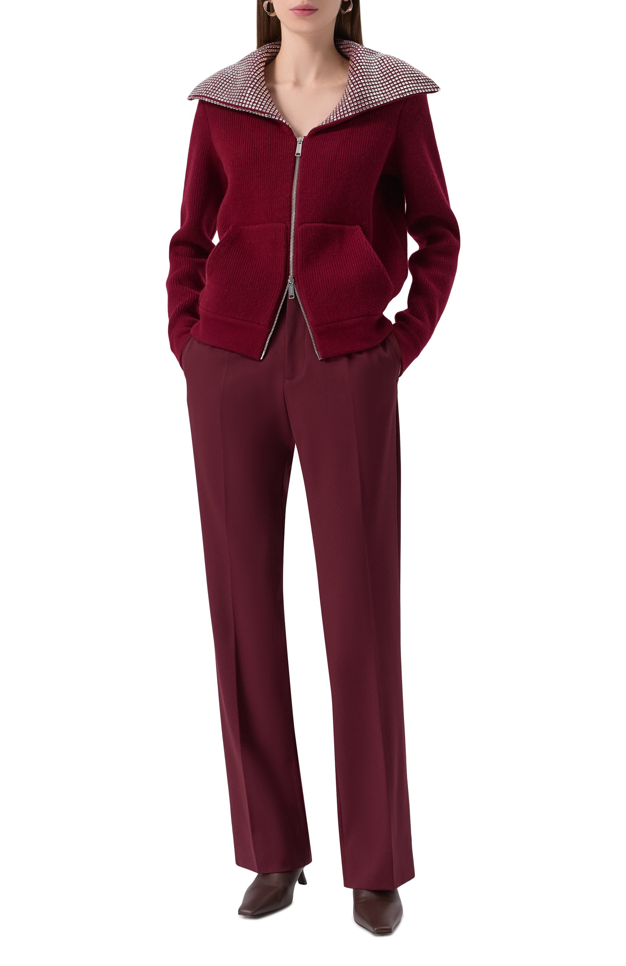 Кардиган с отделкой стразами SELF-PORTRAIT, арт. RS25117J, фото 2