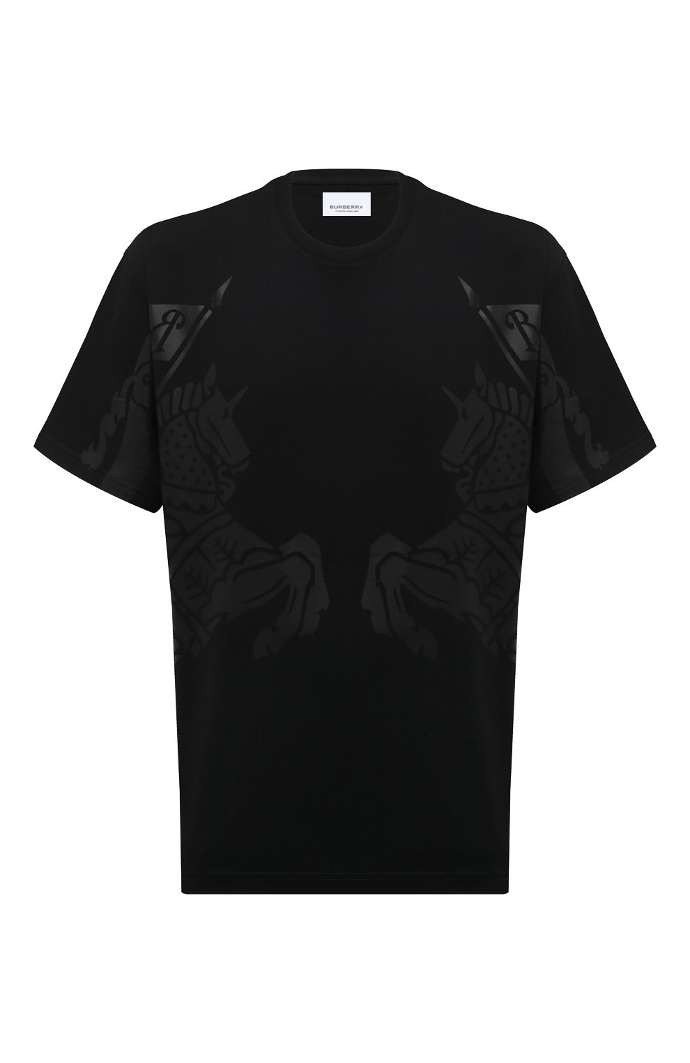 Хлопковая футболка BURBERRY, арт. 8065183, фото 1