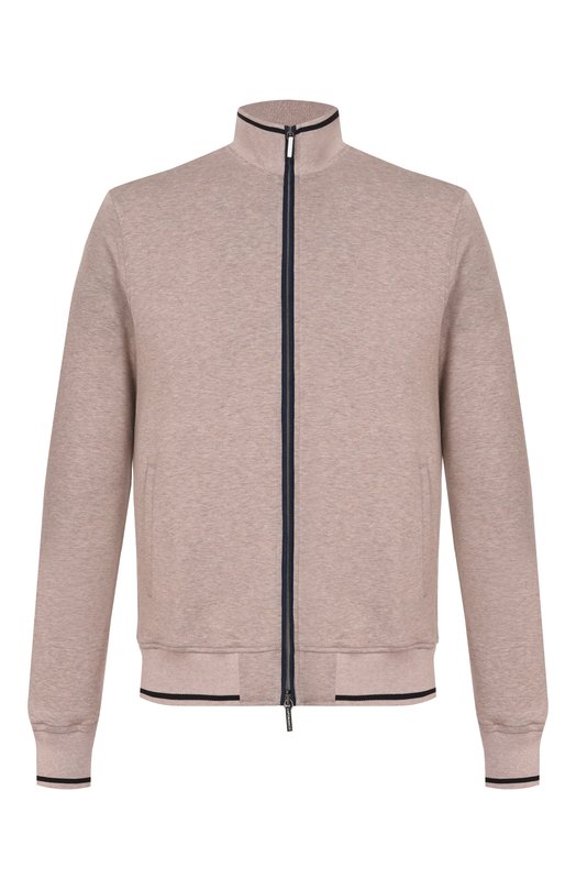 Хлопковая толстовка Capobianco 20M461.TS00. Коричневый 20M461.TS00.