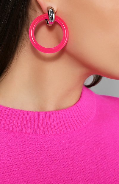 Серьги с подвесками в виде колец BALENCIAGA, арт. 520707/TZ08S, фото 2