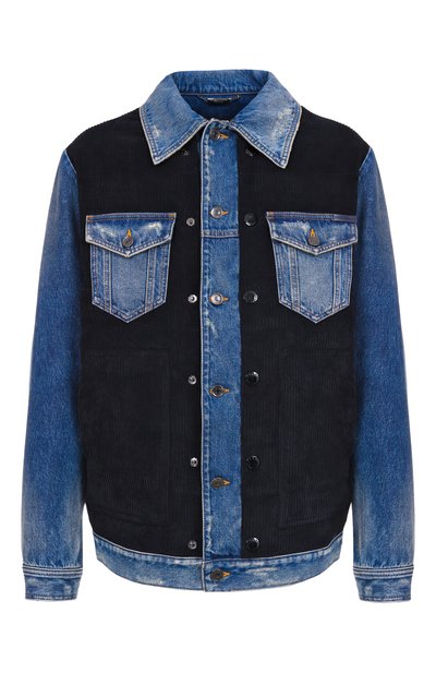 Мужская комбинированная куртка DOLCE & GABBANA, арт. G9BTMD/GJ699