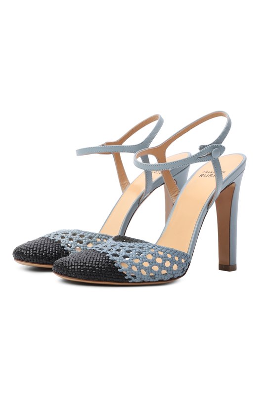 Кожаные туфли Francesco Russo R1P954/N200 Голубой R1P954/N200