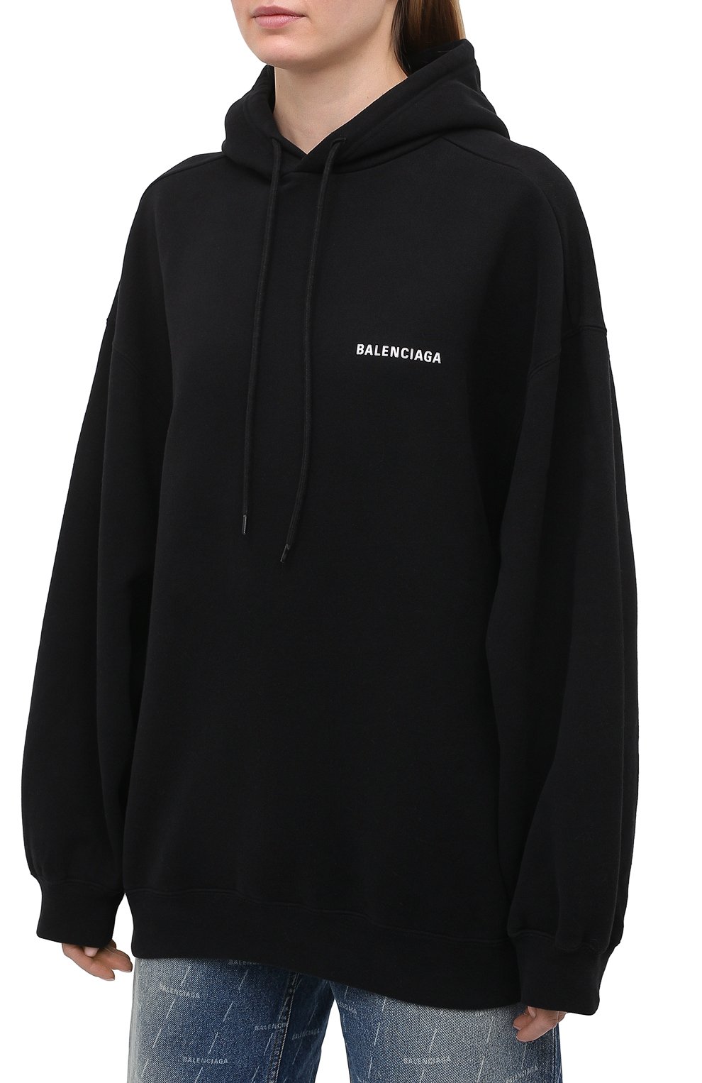 Хлопковое худи BALENCIAGA, арт. 641529/TJVE5, фото 3