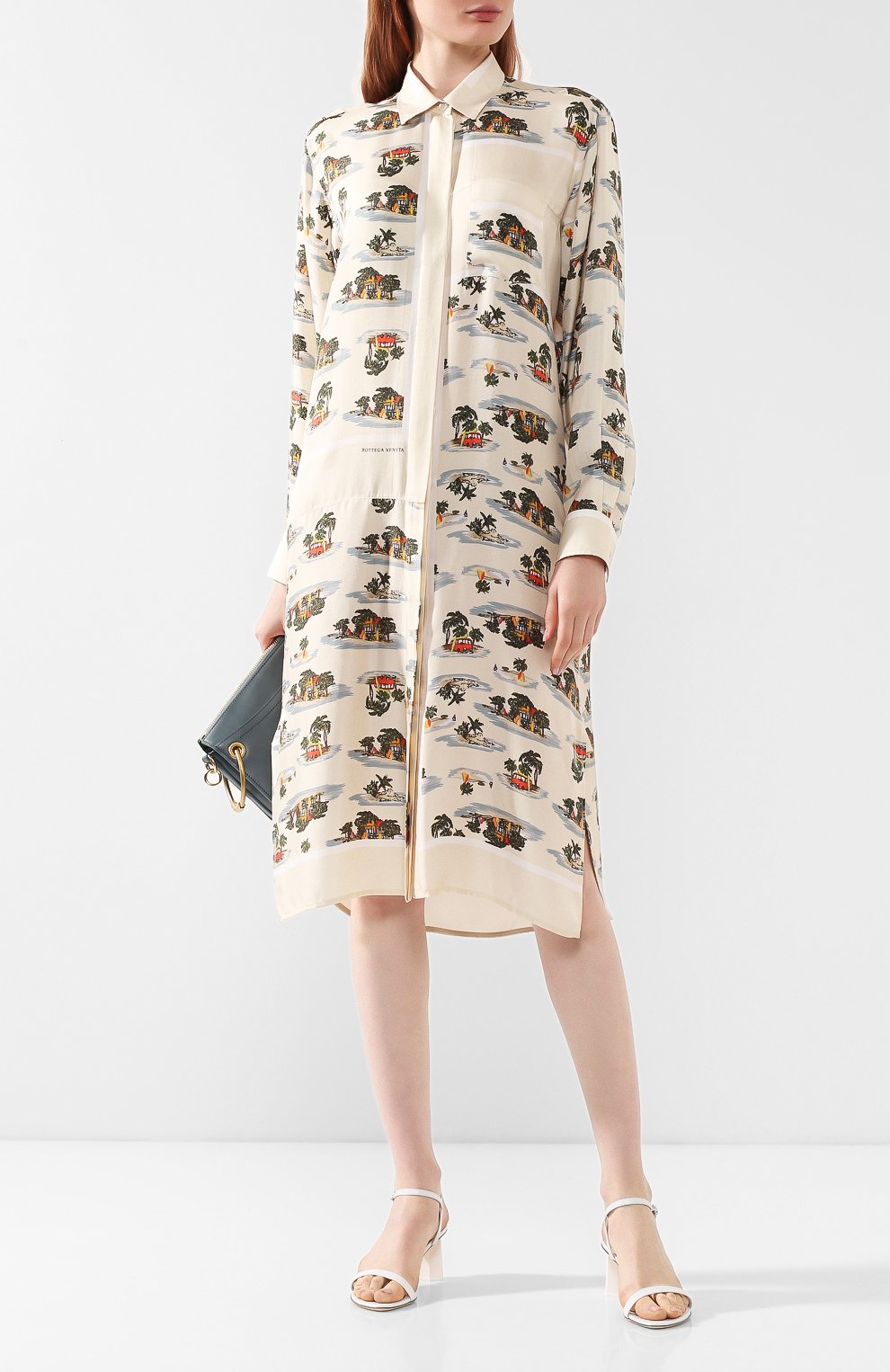 Шелковое платье BOTTEGA VENETA, арт. 564794/VF201, фото 2