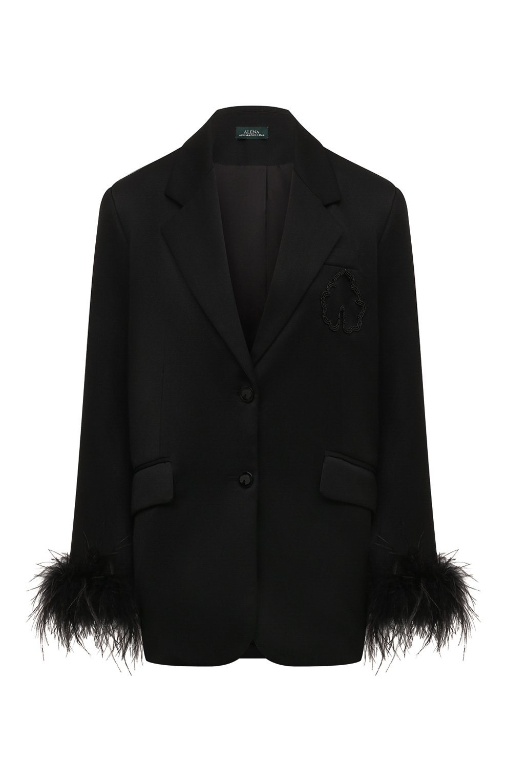 Шерстяной жакет с отделкой перьями AKHMADULLINA, арт. 1225.2JT901/W713, фото 1
