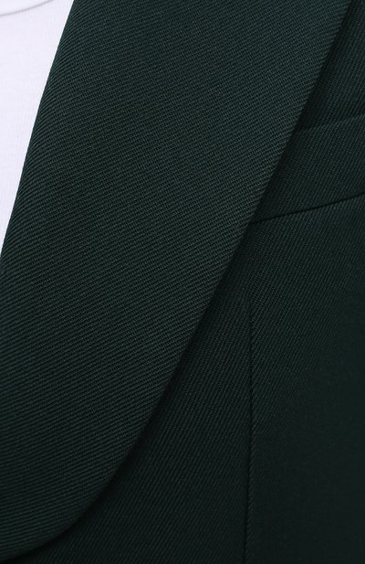 Шерстяной жакет VICTORIA BECKHAM зеленого цвета по цене 186000 руб., арт. 1320WJK001476E, фото 5 Шерстяной жакет VICTORIA BECKHAM, арт. 1320WJK001476E, фото 5