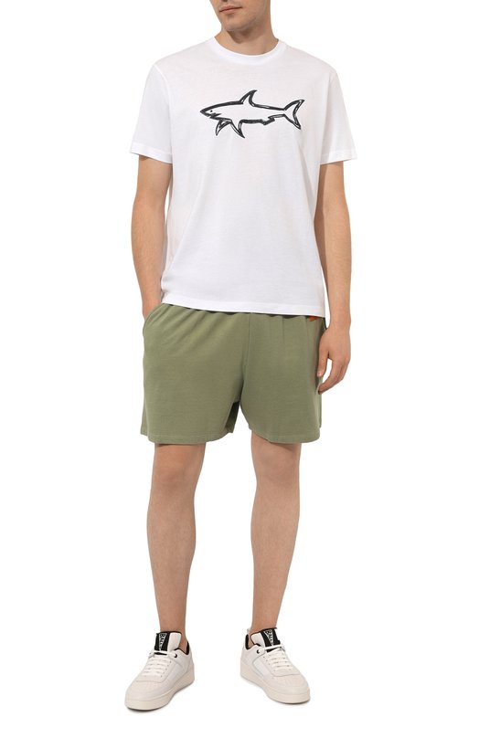 Хлопковая футболка Paul&Shark 12311633 Белый  12311633 Фото 2