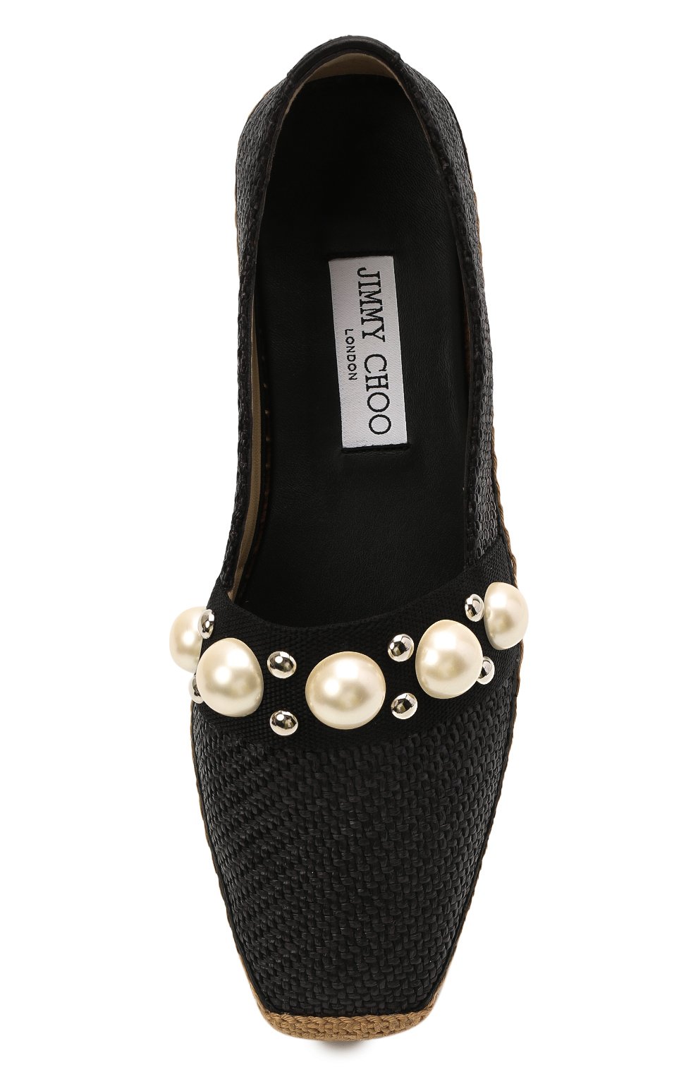 Комбинированные эспадрильи dru JIMMY CHOO, арт. DRU FLAT/ABG, фото 5