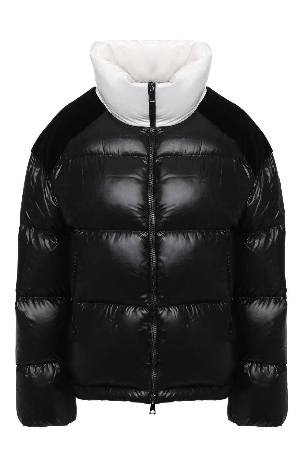 Пуховик MONCLER черного цвета по цене 82850 руб., арт. F2-093-1A52B-00-C0232, фото 1 Пуховик MONCLER, арт. F2-093-1A52B-00-C0232, фото 1