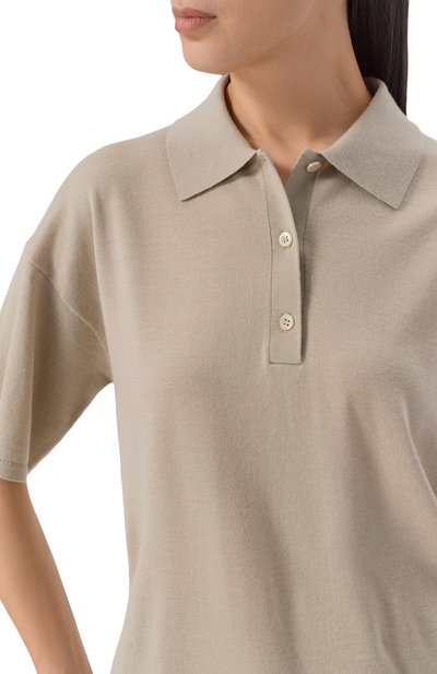 Поло из шерсти и шелка 12 STOREEZ, арт. 137330, фото 5