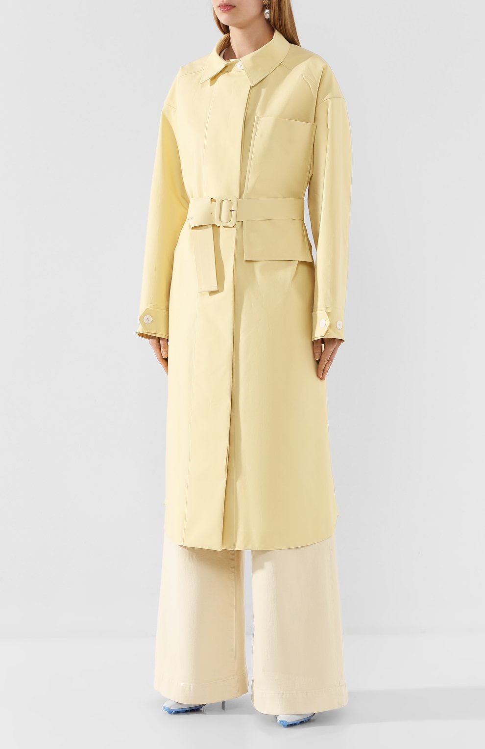 Хлопковый тренч JACQUEMUS, арт. 201C001/16220, фото 3