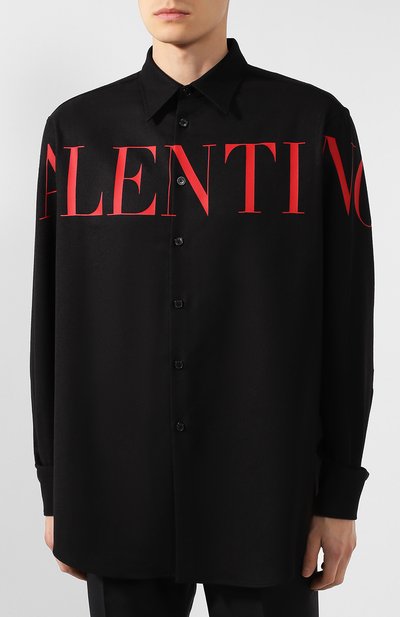 Шерстяная рубашка VALENTINO, арт. SV0ABD005M9, фото 3