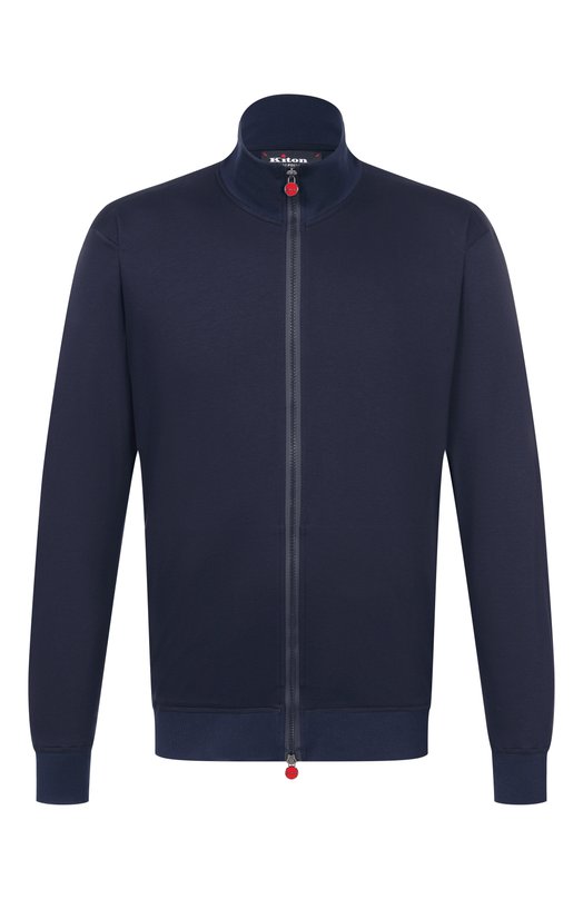 Хлопковая толстовка Kiton UMC032K06R49 Синий UMC032K06R49