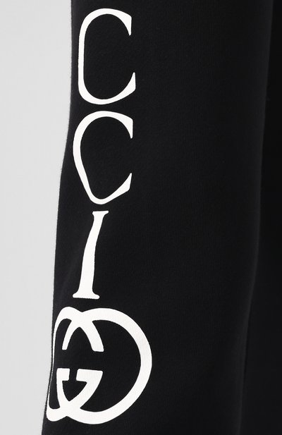 Хлопковые джоггеры с логотипом бренда GUCCI, арт. 539091/X3Q27, фото 5