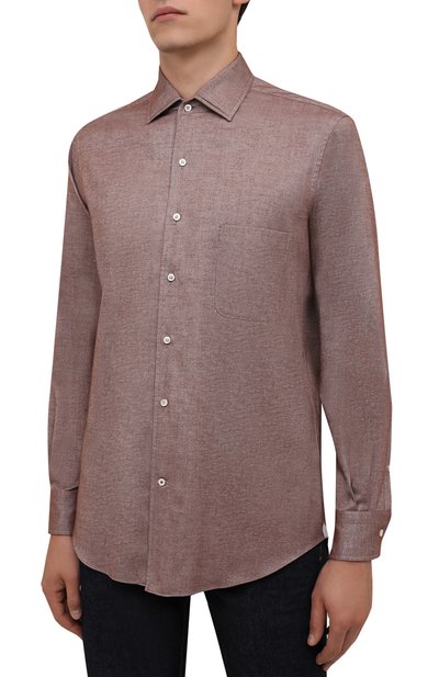 Хлопковая рубашка LORO PIANA, арт. FAD3172, фото 3