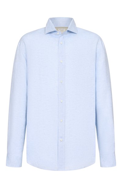 Мужская льняная рубашка BRUNELLO CUCINELLI, арт. MM6840627