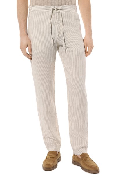 Льняные брюки 120% LINO, арт. 31ALIM299M/000G222/100, фото 3