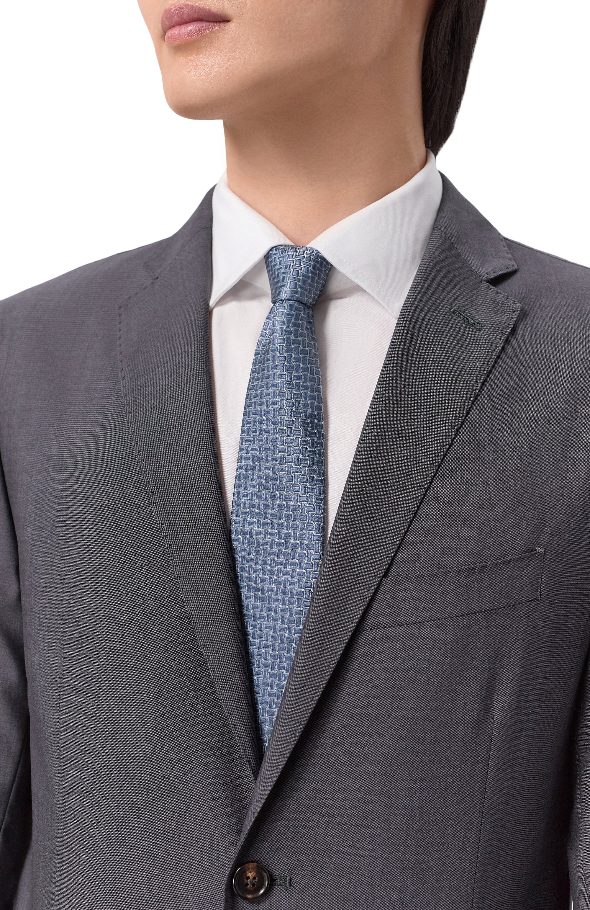 Шелковый галстук CANALI, арт. 18/HJ04541, фото 2