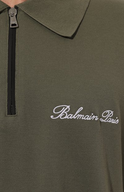 Хлопковое поло BALMAIN, арт. DH1GC028/BC78, фото 5