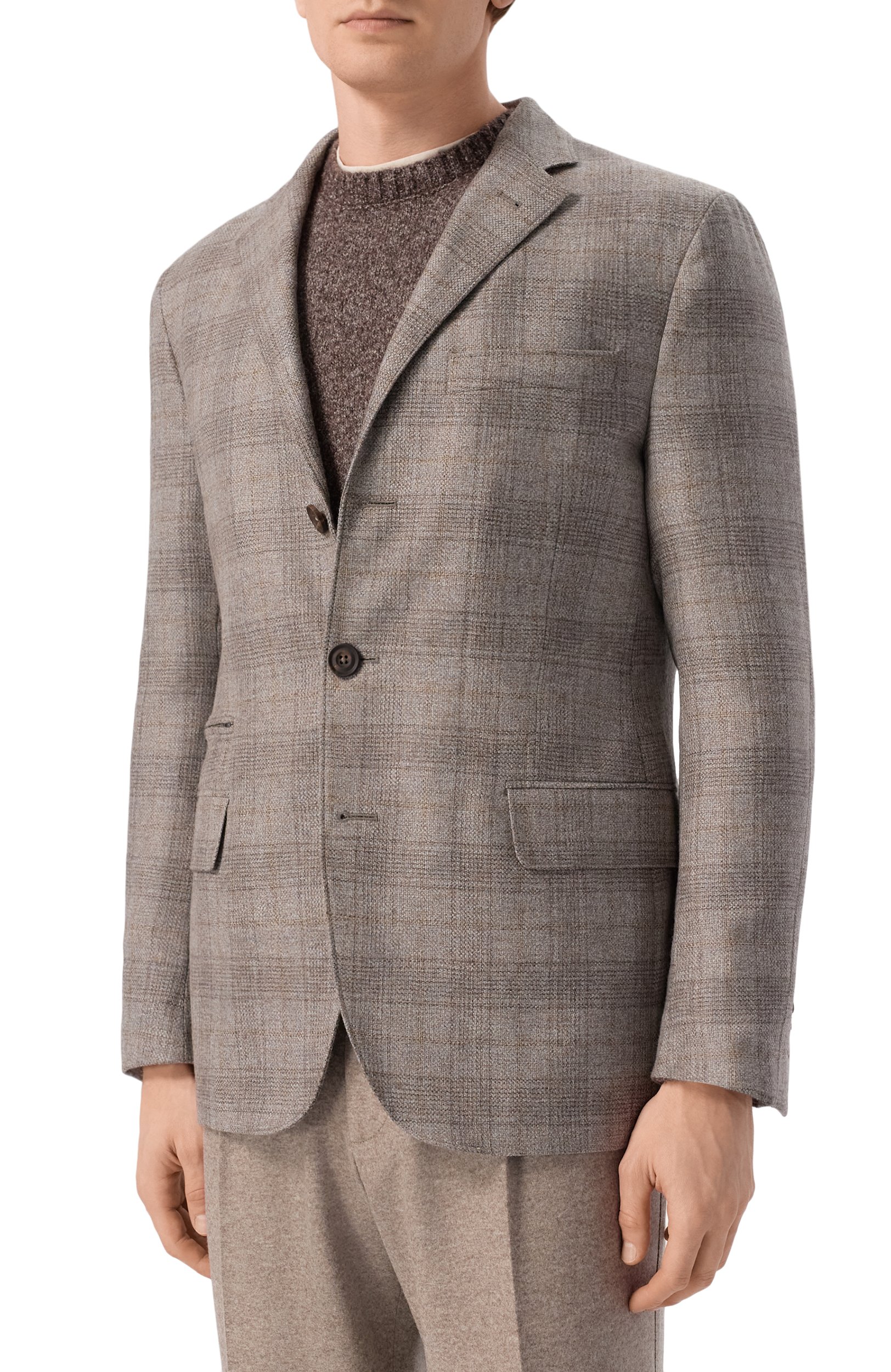 Шерстяной пиджак CORNELIANI, арт. 286557/2A16226, фото 6