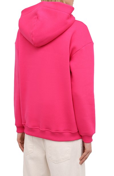 Хлопковое худи SEVEN LAB фуксия цвета по цене 11550 руб., арт. HW20-MNC-G01 fuchsia, фото 4 Хлопковое худи SEVEN LAB, арт. HW20-MNC-G01 fuchsia, фото 4