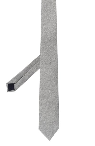 Шелковый галстук CORNELIANI серого цвета по цене 26600 руб., арт. 27U302/2720328, фото 3 Шелковый галстук CORNELIANI, арт. 27U302/2720328, фото 3