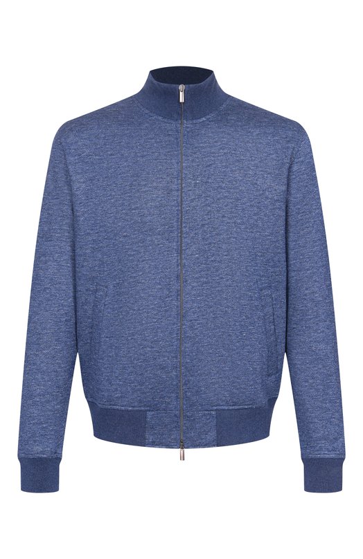 Толстовка изо льна и хлопка Andrea Campagna 20M466.ZQ00.CAMP. Синий 20M466.ZQ00.CAMP.