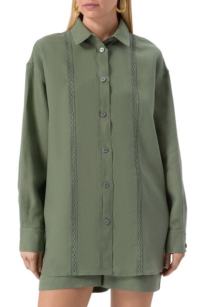 Льняная рубашка MVST, арт. TXBGM-Y074-2, фото 3