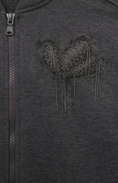 Хлопковый бомбер BRUNELLO CUCINELLI, арт. BN05NE872A, фото 3