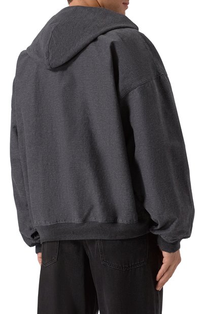 Хлопковая толстовка BALENCIAGA темно-серого цвета по цене 381000 руб., арт. 838688/TSWB3, фото 4 Хлопковая толстовка BALENCIAGA, арт. 838688/TSWB3, фото 4
