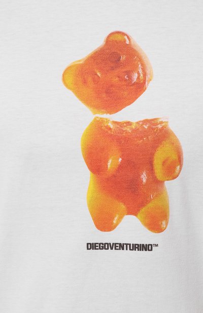 Хлопковая фут�болка DIEGO VENTURINO, арт. D3W4DVTS00G0, фото 5