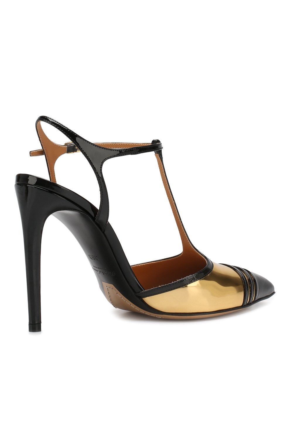 Кожаные туфли RALPH LAUREN золотого цвета по цене 49950 руб., арт. 800753811, фото 4 Кожаные туфли RALPH LAUREN, арт. 800753811, фото 4