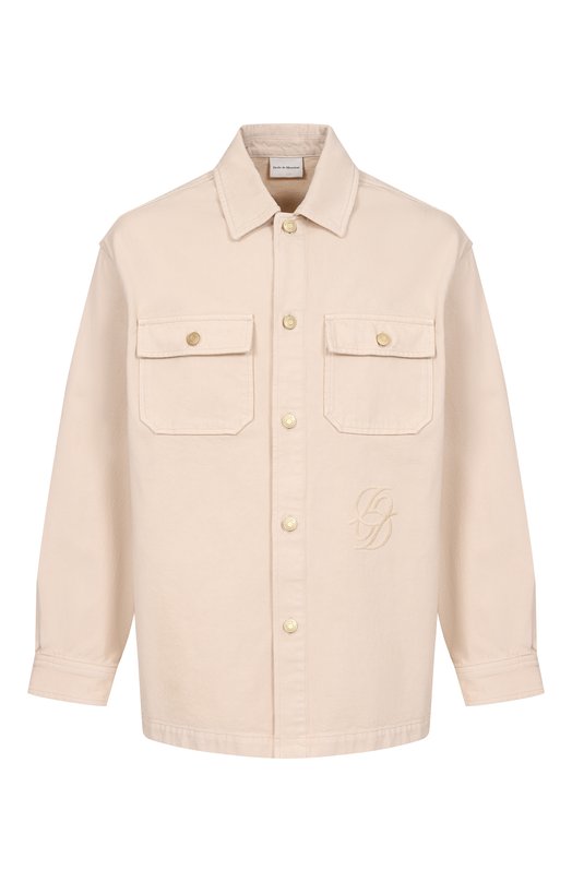 Джинсовая рубашка Drole De Monsieur J-JT269-C0243-SD Бежевый J-JT269-C0243-SD