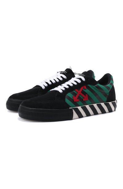 Комбинированные кеды vulcanized OFF-WHITE, арт. 0MIA085F21LEA0041025, фото 1