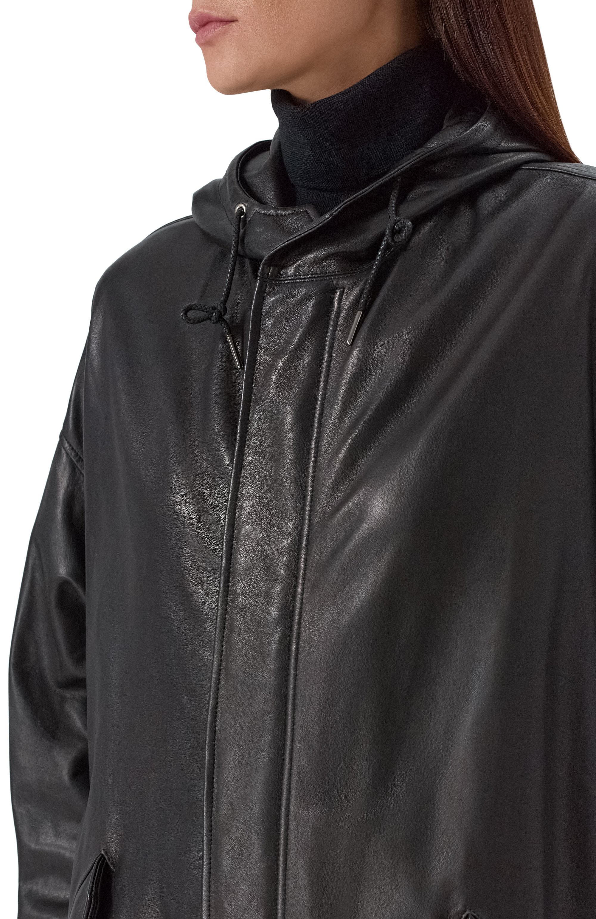 Кожаный плащ PETAR PETROV, арт. F25LM2/NAPPA, фото 5