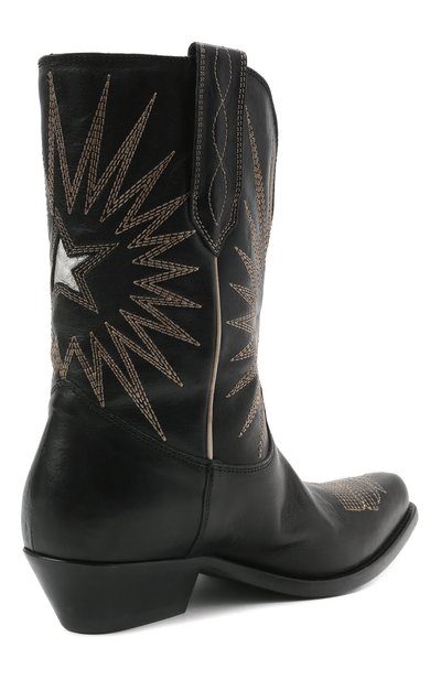 Кожаные сапоги wish star low GOLDEN GOOSE DELUXE BRAND, арт. GWF00136.F000571, фото 4