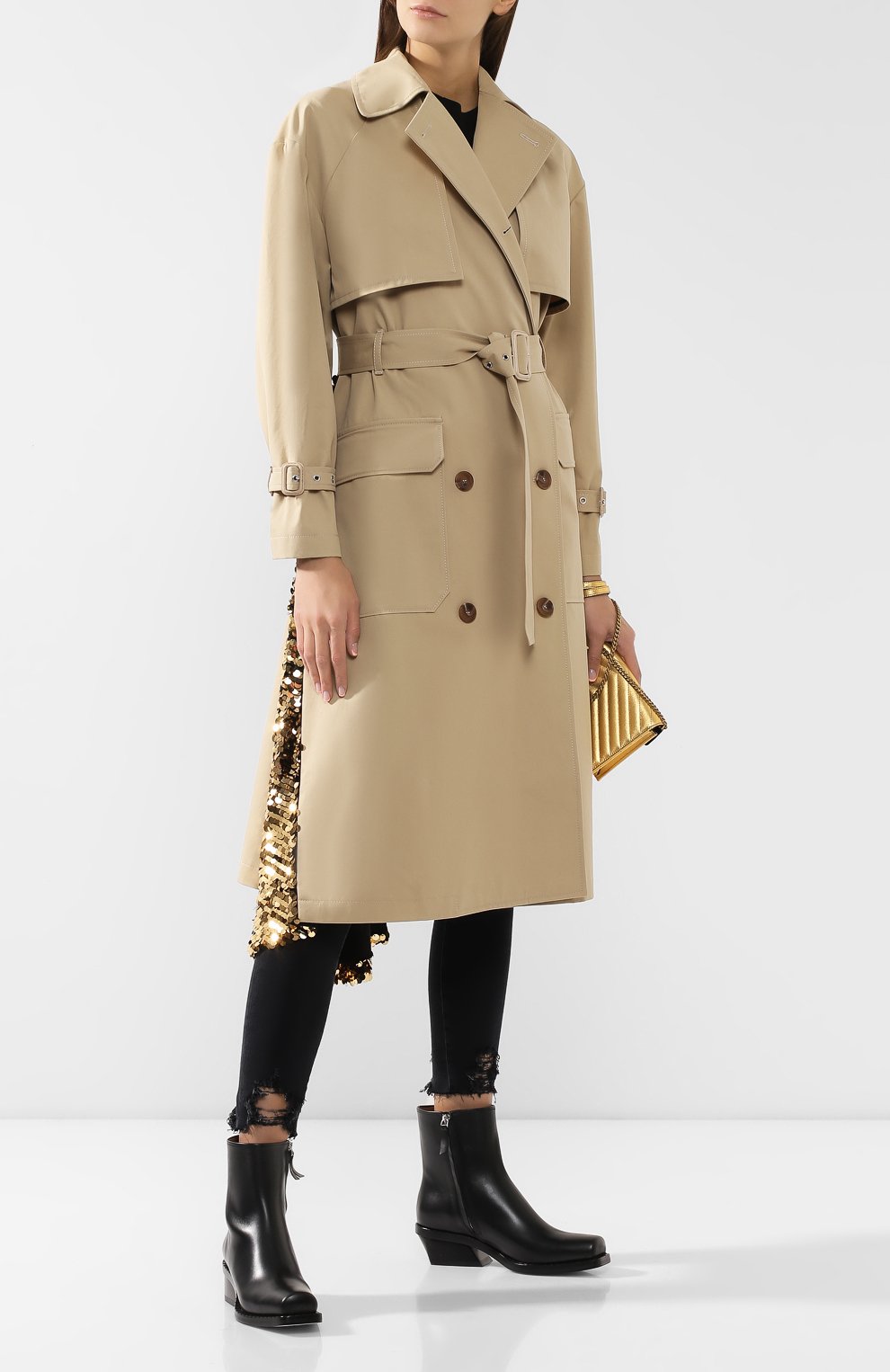Хлопковый тренч MSGM, арт. 2741MDC19X 195613, фото 2