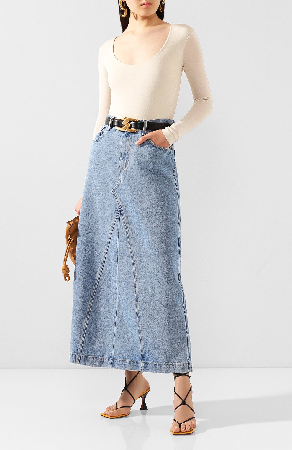 Джинсовая юбка NANUSHKA, арт. MAE_LIGHT BLUE_DENIM, фото 2
