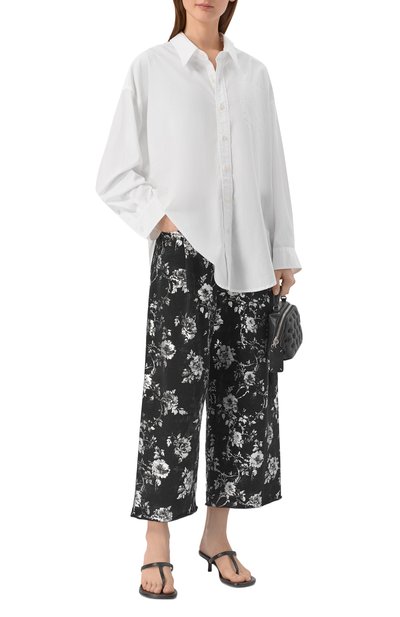 Хлопковая рубашка R13 белого цвета по цене 35700 руб., арт. R13W7469-001, фото 2 Хлопковая рубашка R13, арт. R13W7469-001, фото 2