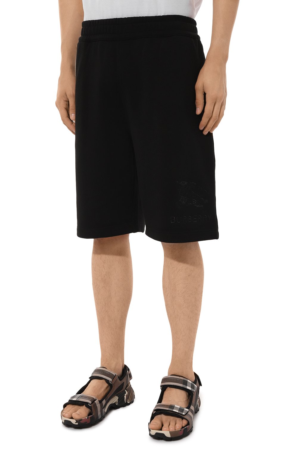 Хлопковые шорты BURBERRY, арт. 8072748, фото 3