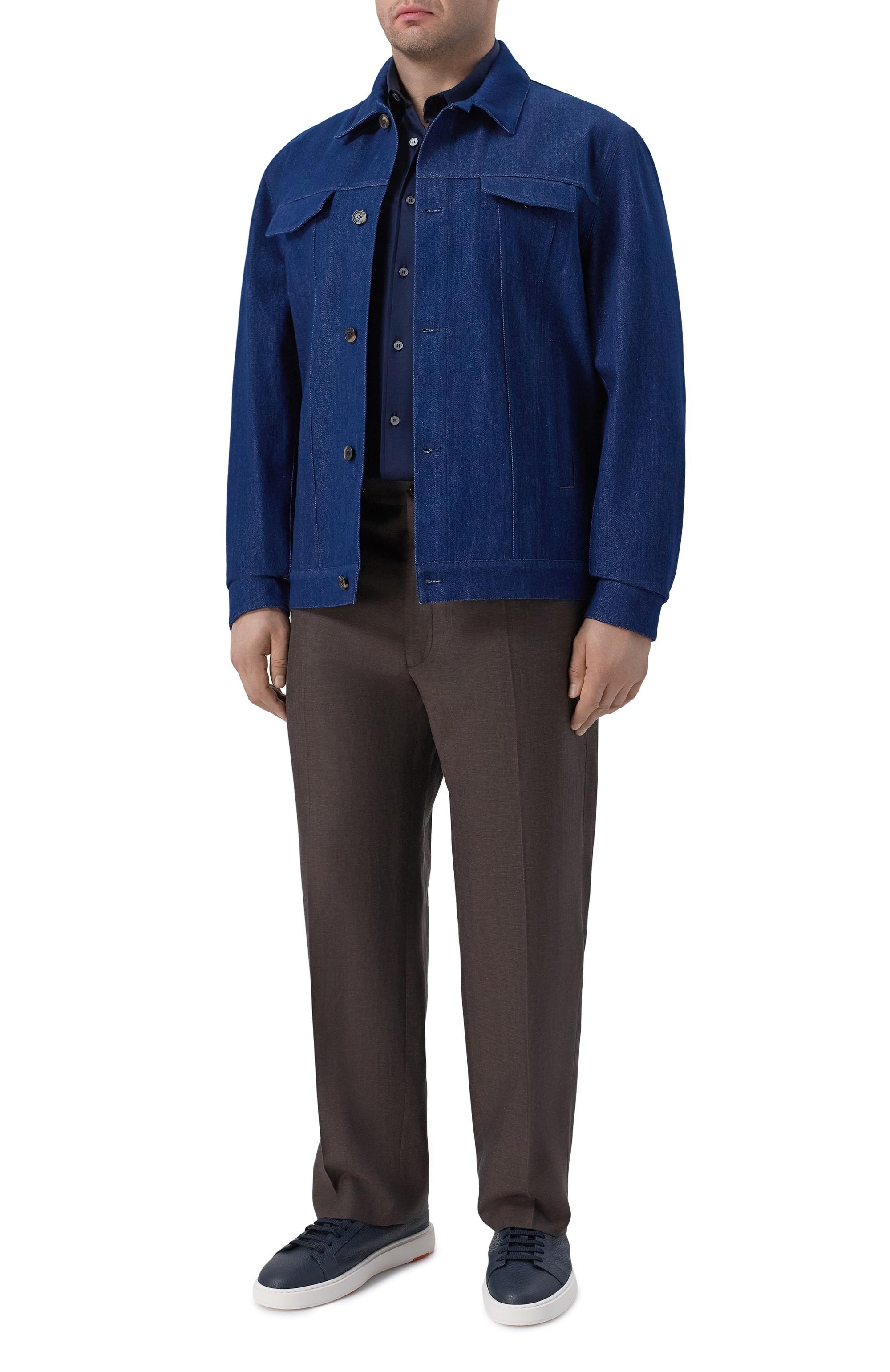 Хлопковая рубашка ZILLI, арт. ZSSH20M0100V00000, фото 2