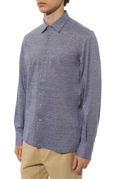 Рубашка из хлопка и льна STEFANO RICCI, арт. CJ006847/TE2301, фото 3