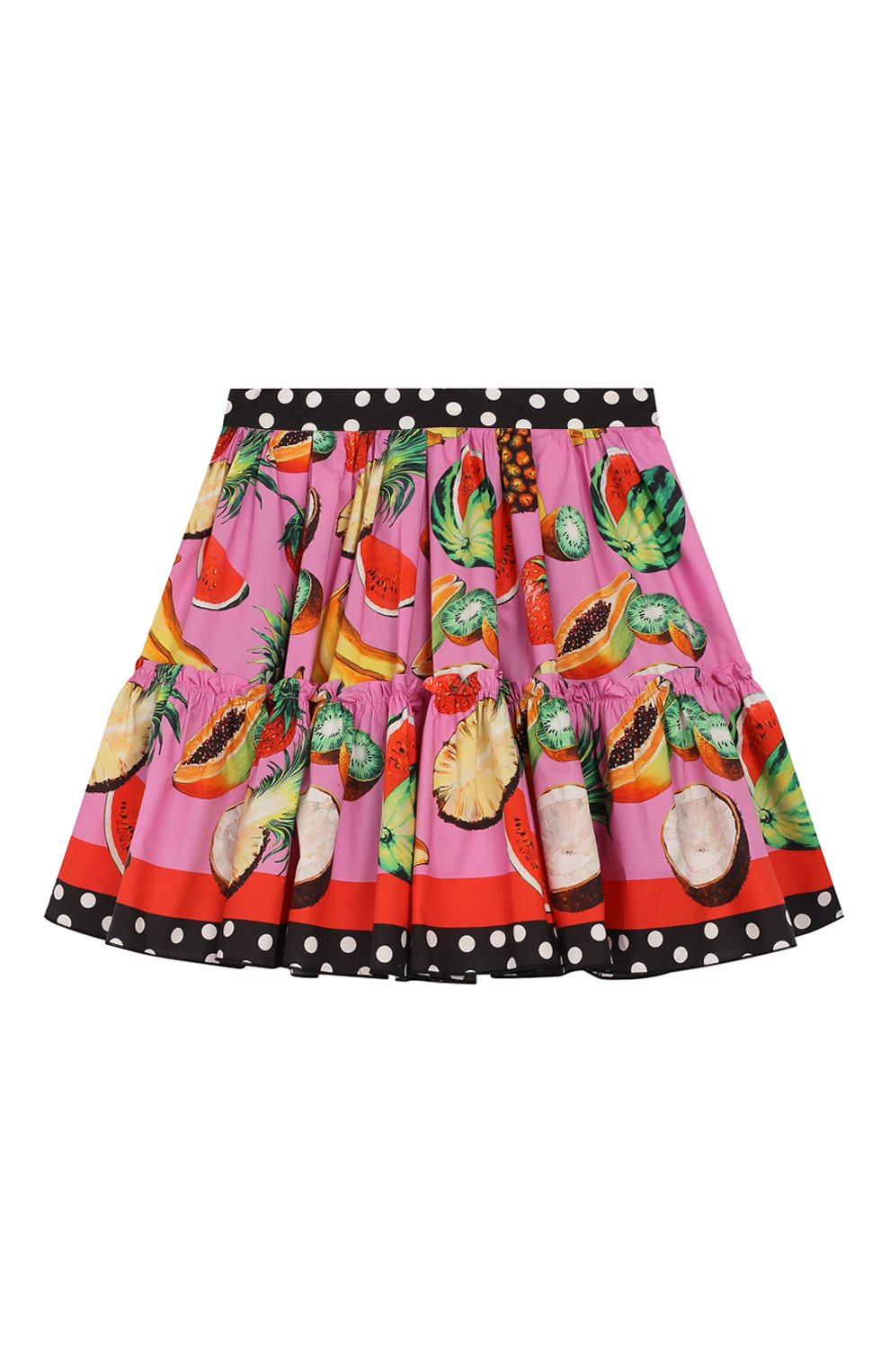Хлопковая юбка DOLCE & GABBANA, арт. L53I24/G7WRH/8-14, фото 2