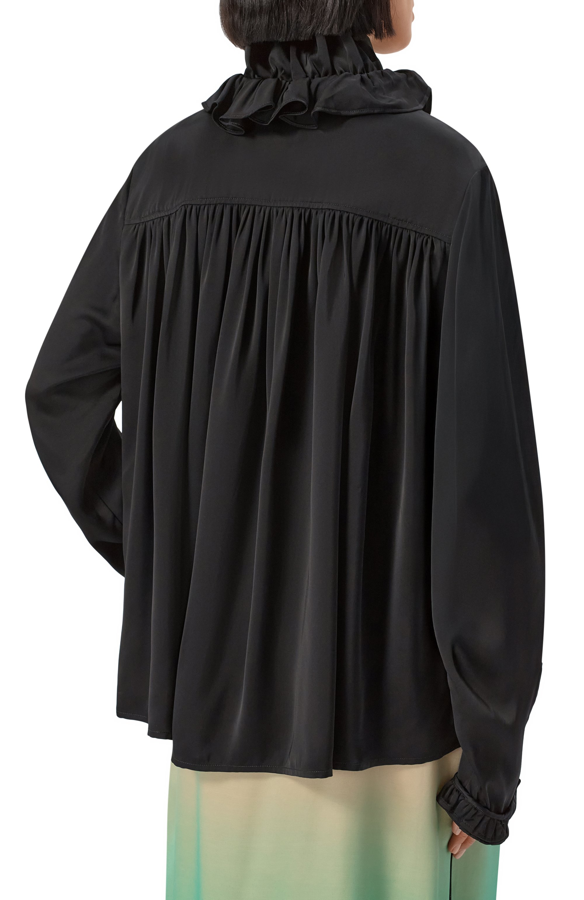 Блузка из вискозы JIL SANDER, арт. J01DL0163/J65022, фото 4