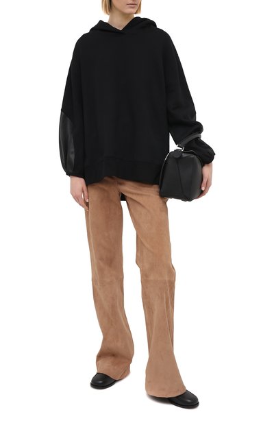 Худи DOROTHEE SCHUMACHER черного цвета по цене 29950 руб., арт. 123207/CASUAL C00LNESS, фото 2 Худи DOROTHEE SCHUMACHER, арт. 123207/CASUAL C00LNESS, фото 2