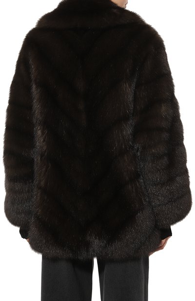 Шуба из меха соболя VM, арт. RINA, фото 4