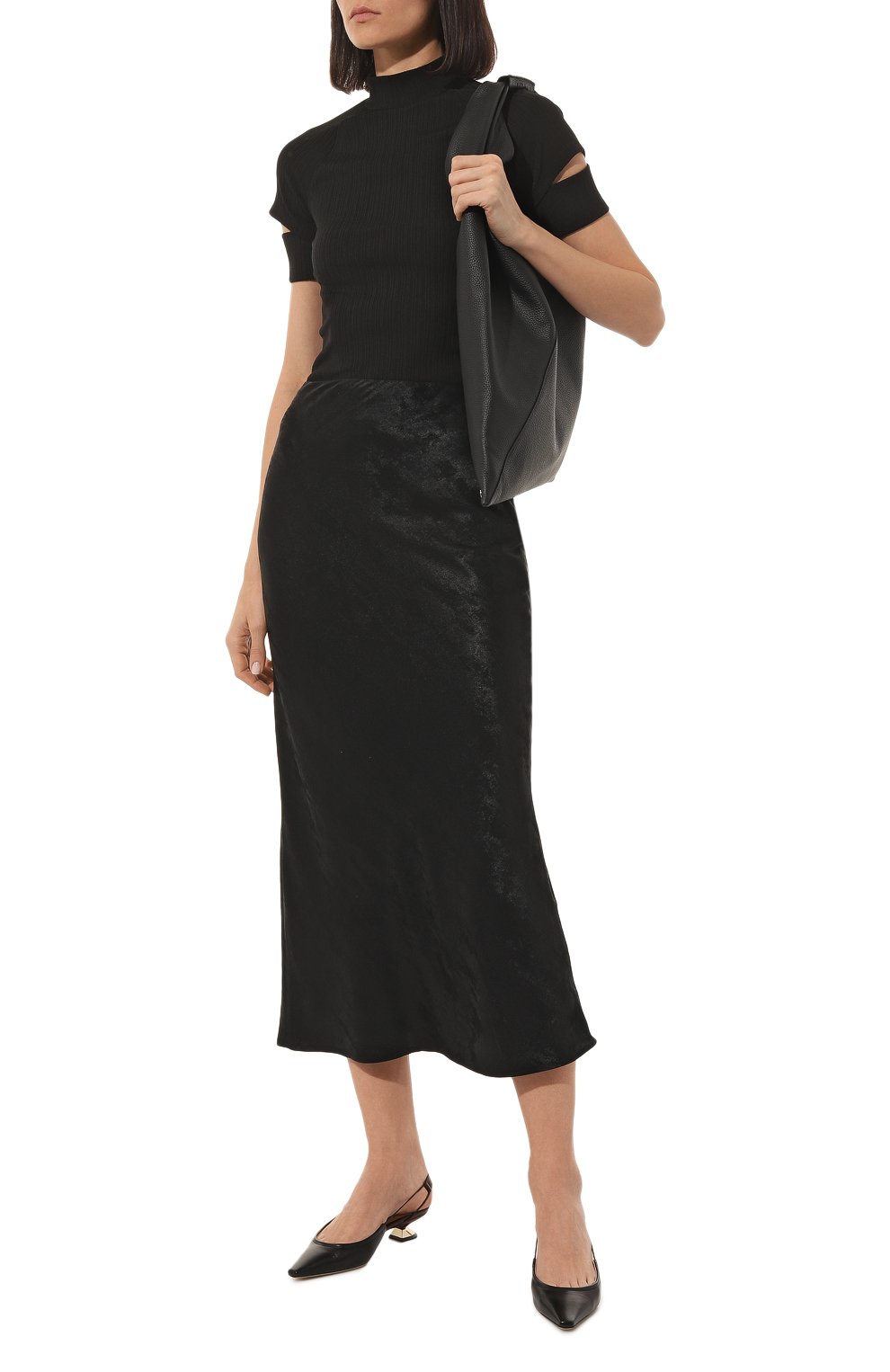 Топ HELMUT LANG черного цвета по цене 25200 руб., арт. M10HW516, фото 2 Топ HELMUT LANG, арт. M10HW516, фото 2