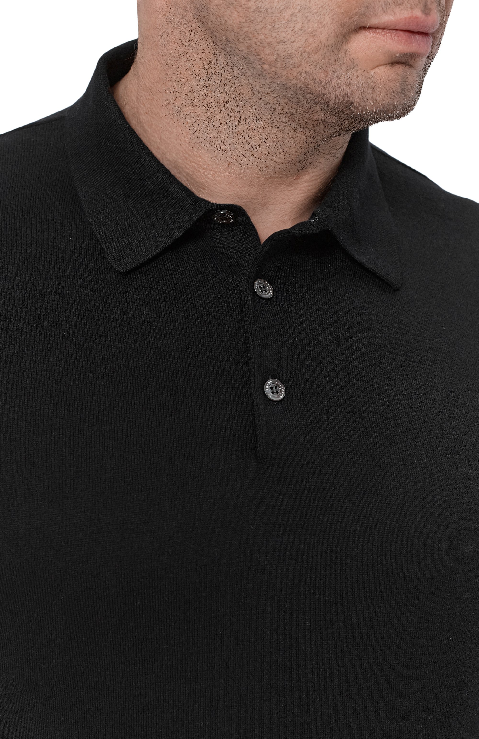 Хлопковое поло IL BORGO CASHMERE, арт. MS60-1302-M0DG0B//MTM, фото 5