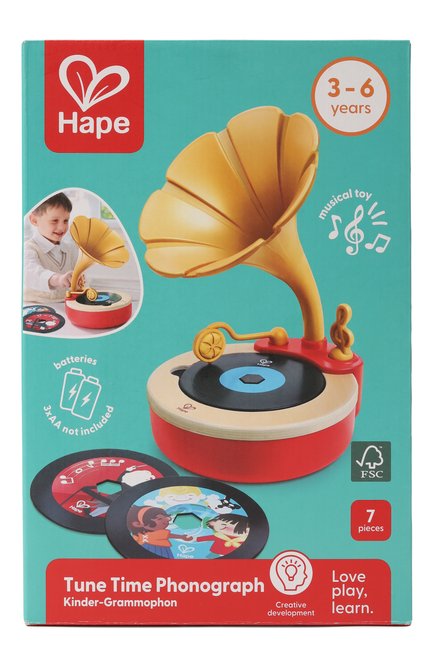 Музыкальная игрушка граммофон HAPE, арт. E0641_HP
